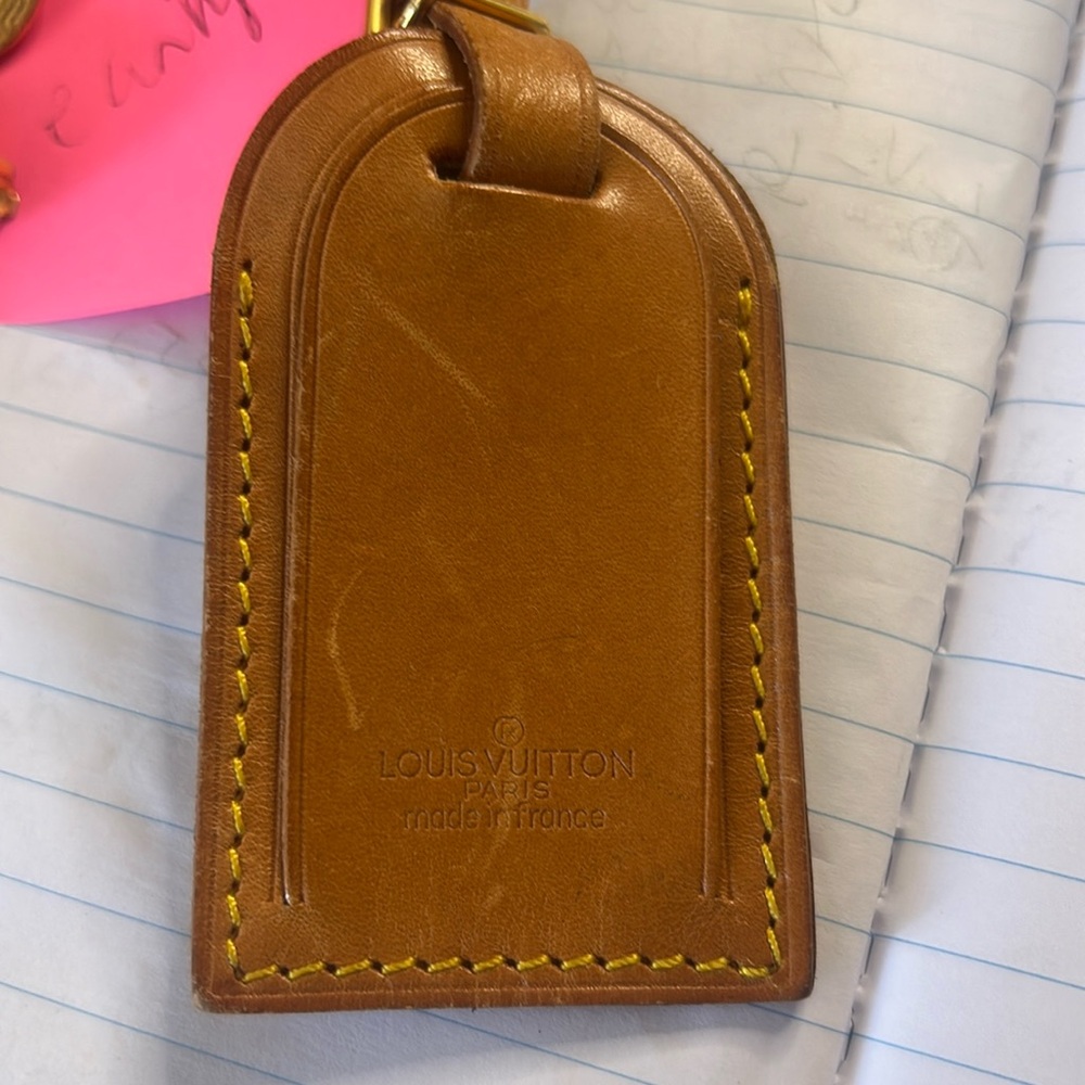 Louis Vuitton Tan Leather Key Holder